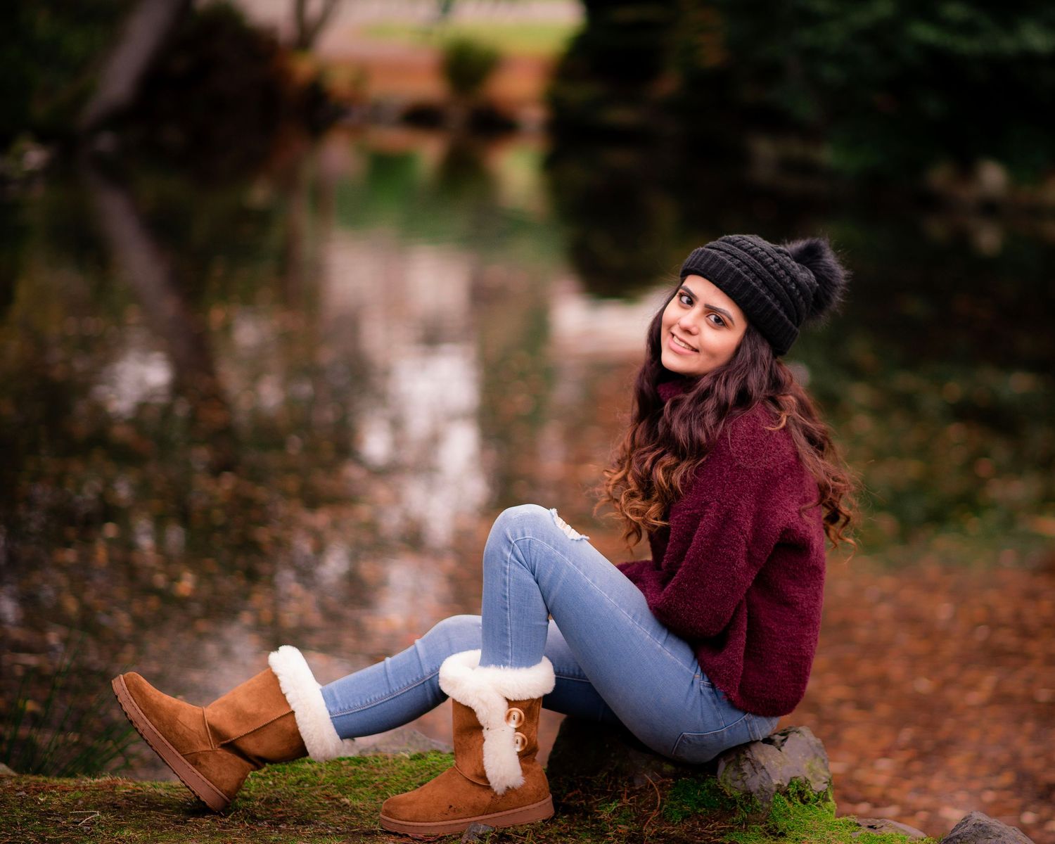 Tacoma , Washington , Senior , Photographer , Kristina Marie , Point Defiance , winter