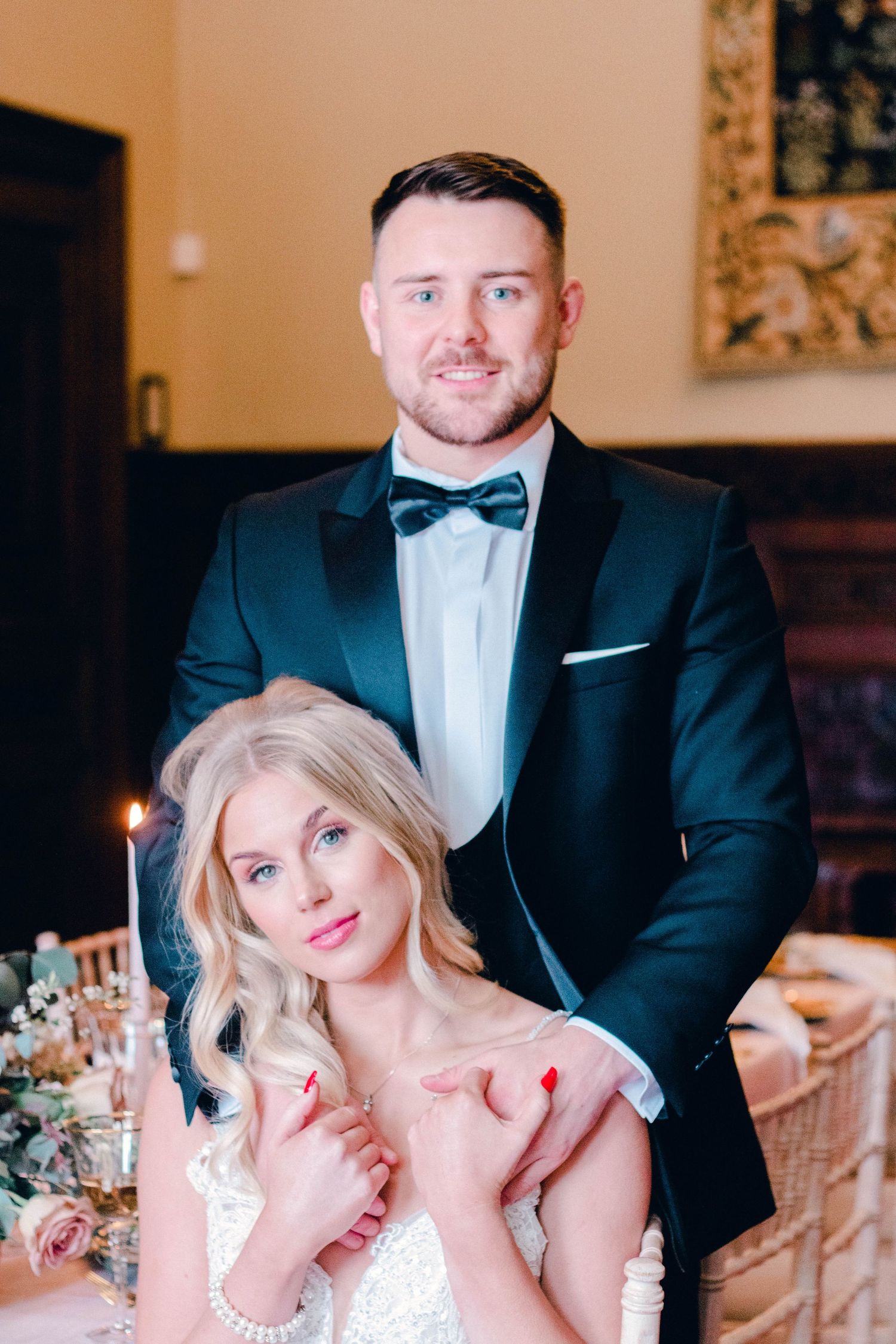 classic,timeless couple's portrait