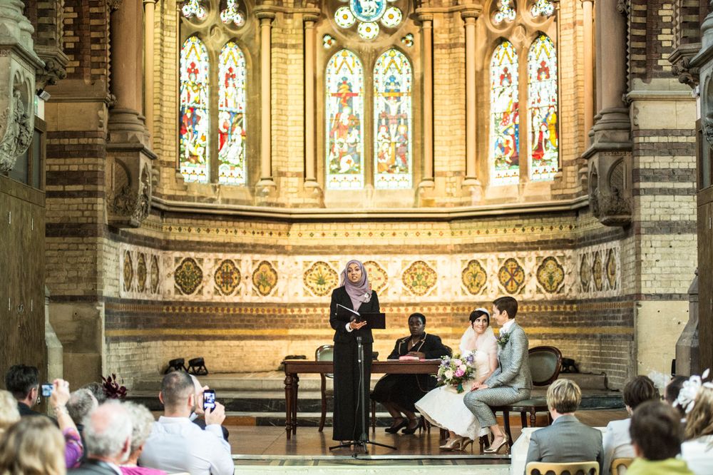 gay wedding ceremony at st stephens trust