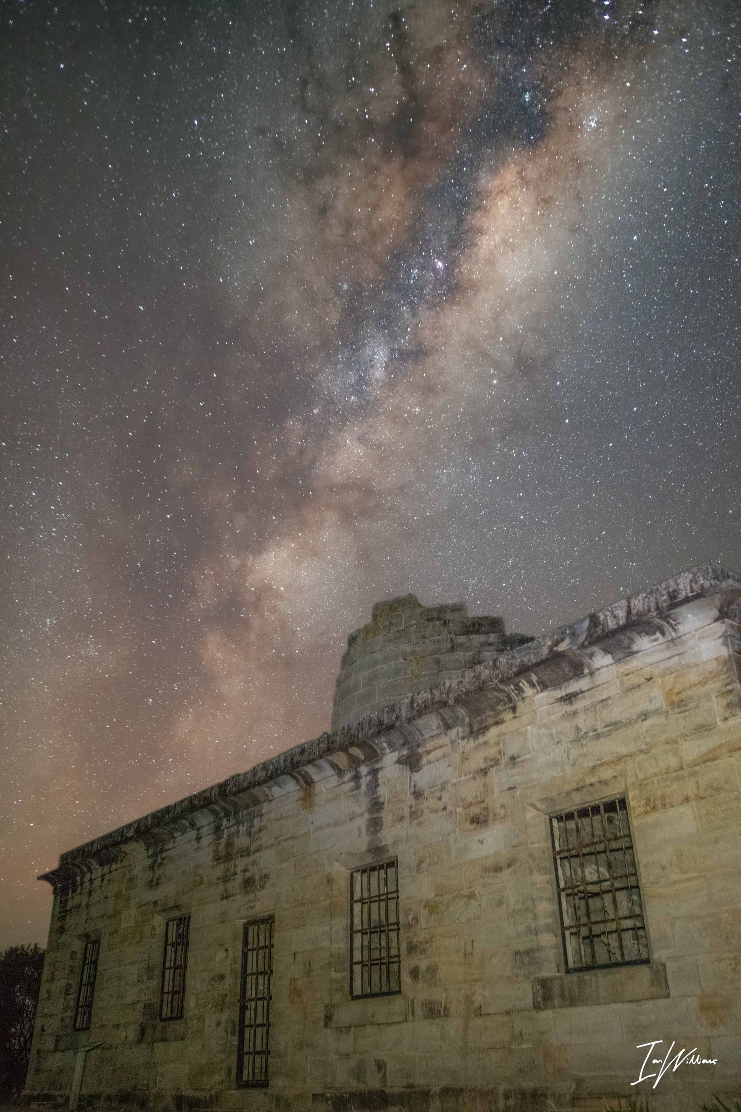 Milky Way rise St George Light House