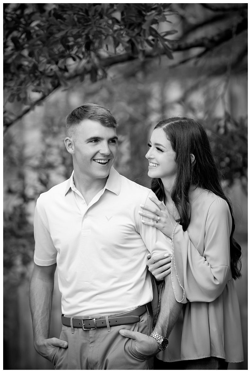 Black and white intimate couple portraits showing genuine connection.