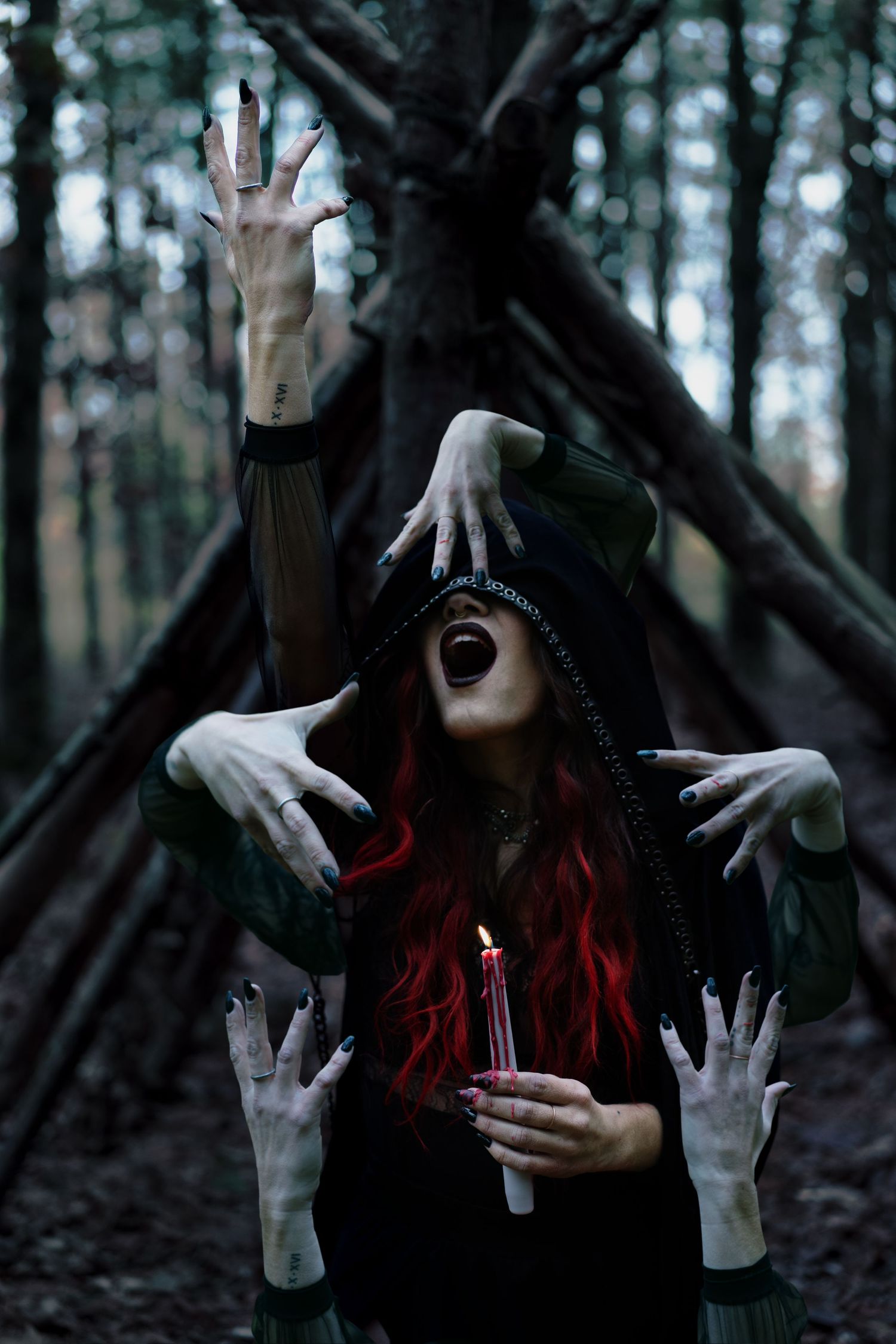 Composite Creative Photoshop Halloween Spooky Photos Kalamazoo Michigan
