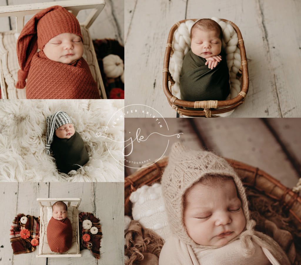 Circleville Ohio Newborn baby studio session