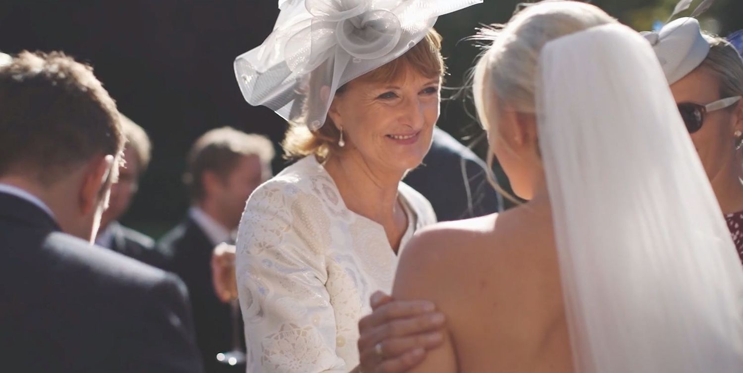 Cherry Tree Films Wedding - Mother of the groom greets her new daughter in law - wedding emotions