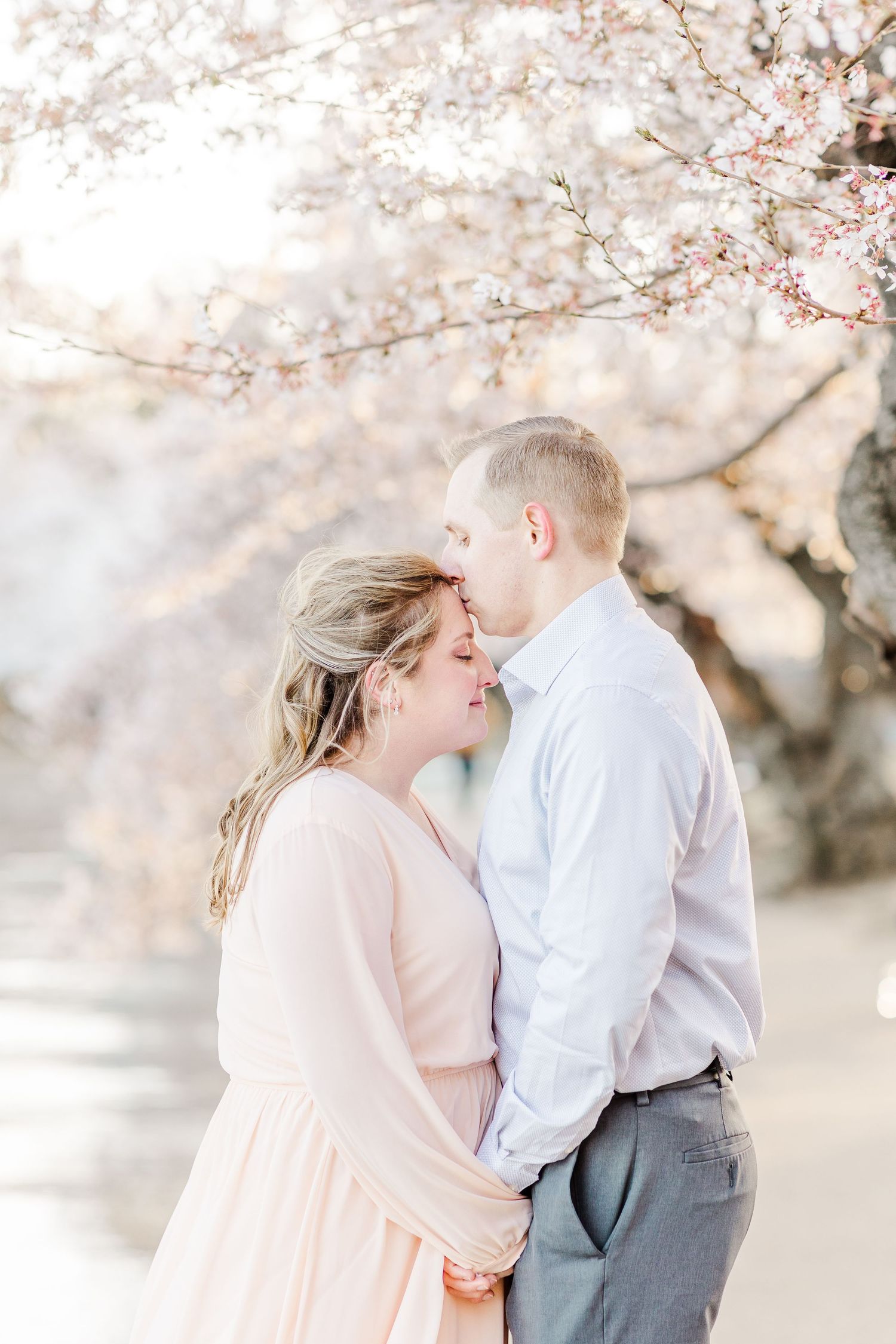 WASHINGTON DC CHERRY BLOSSOM ENGAGEMENT PICTURES