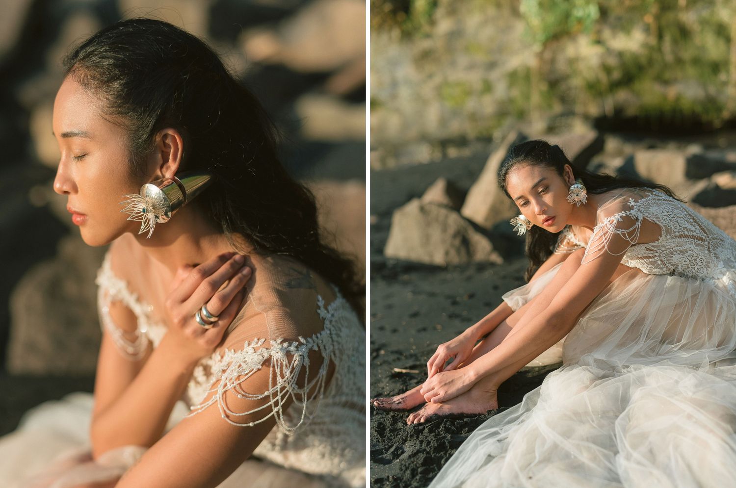Canggu Bali Wedding Sunset Editorial