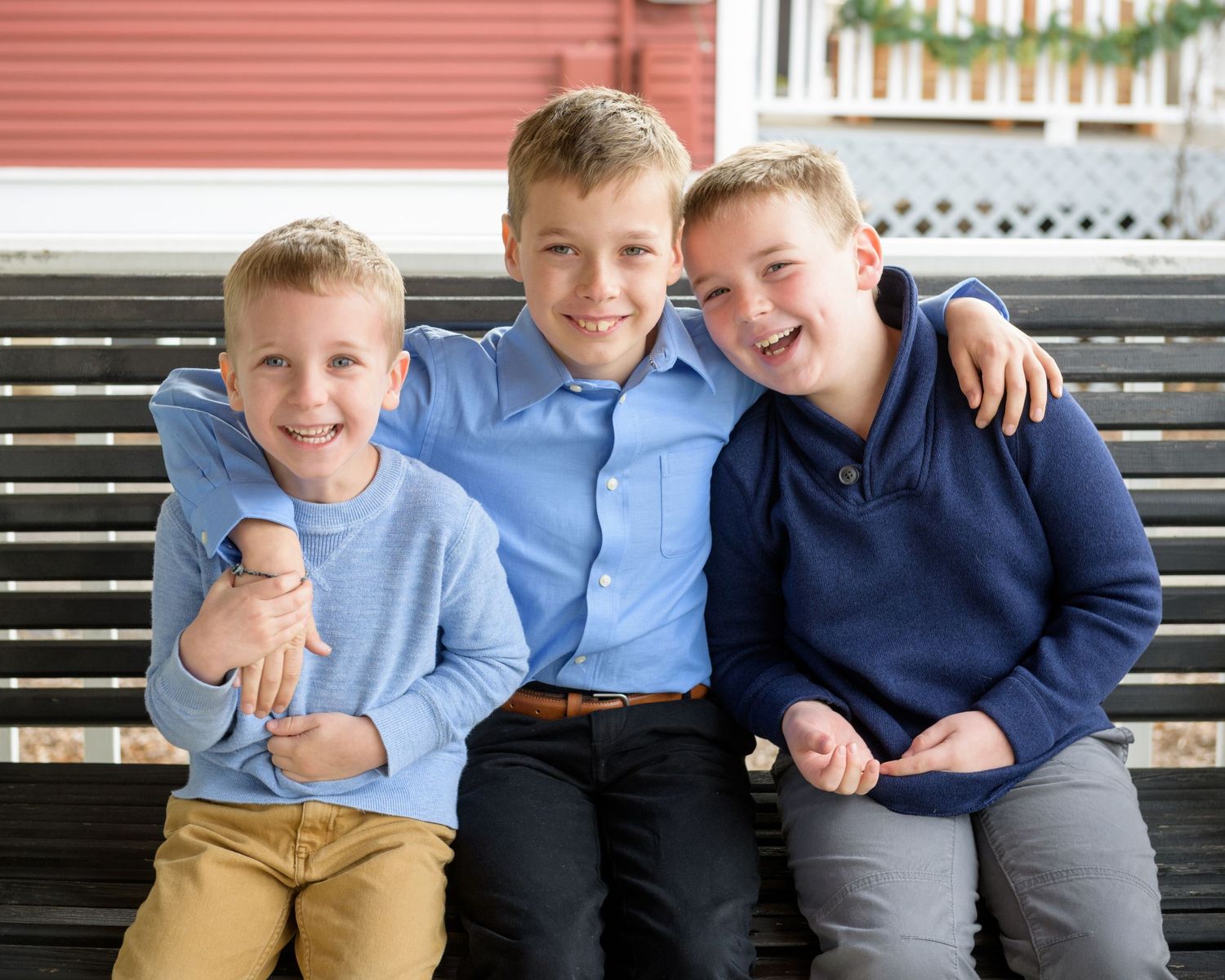 kids portraits outdoors