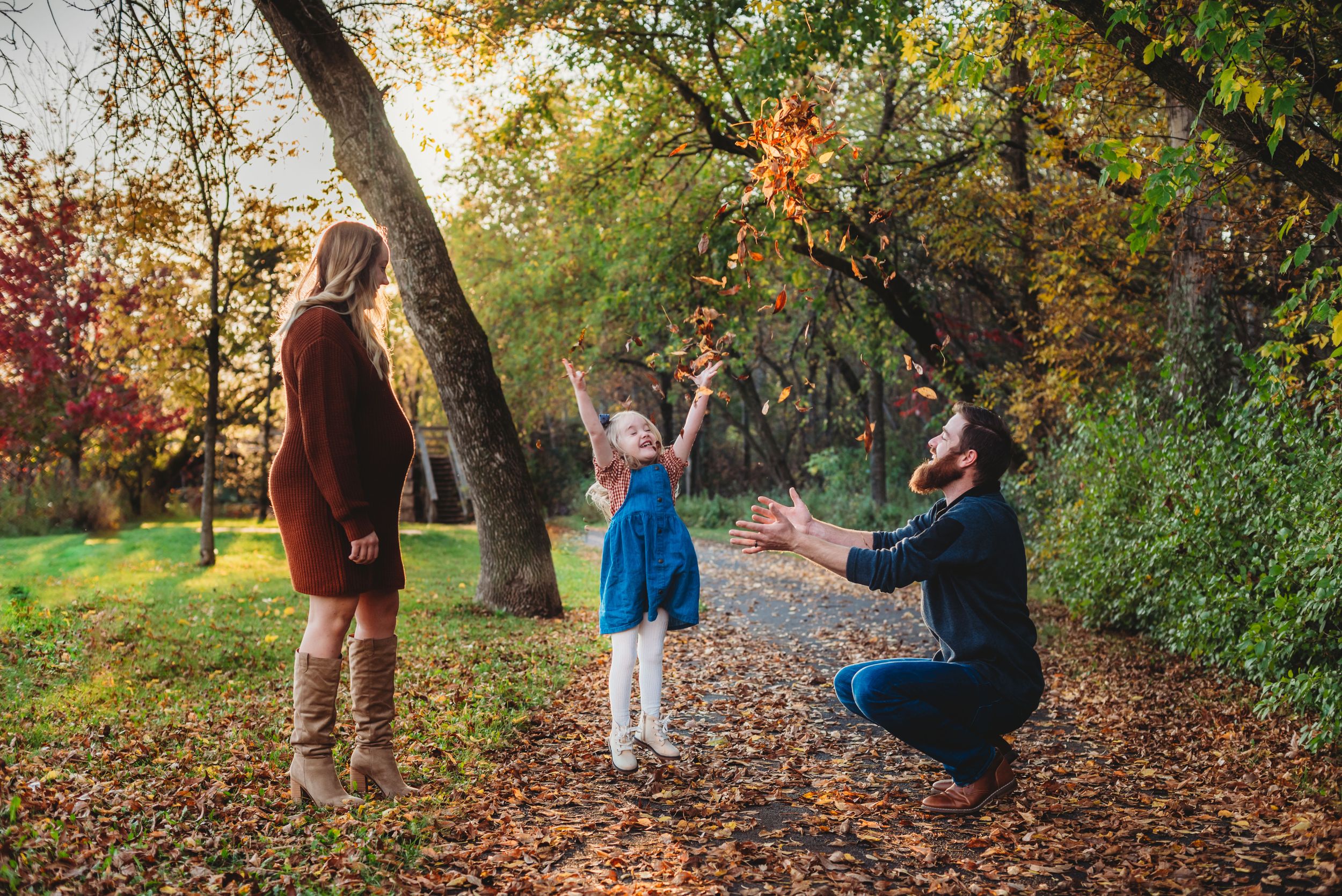 Family giggly fun moments session