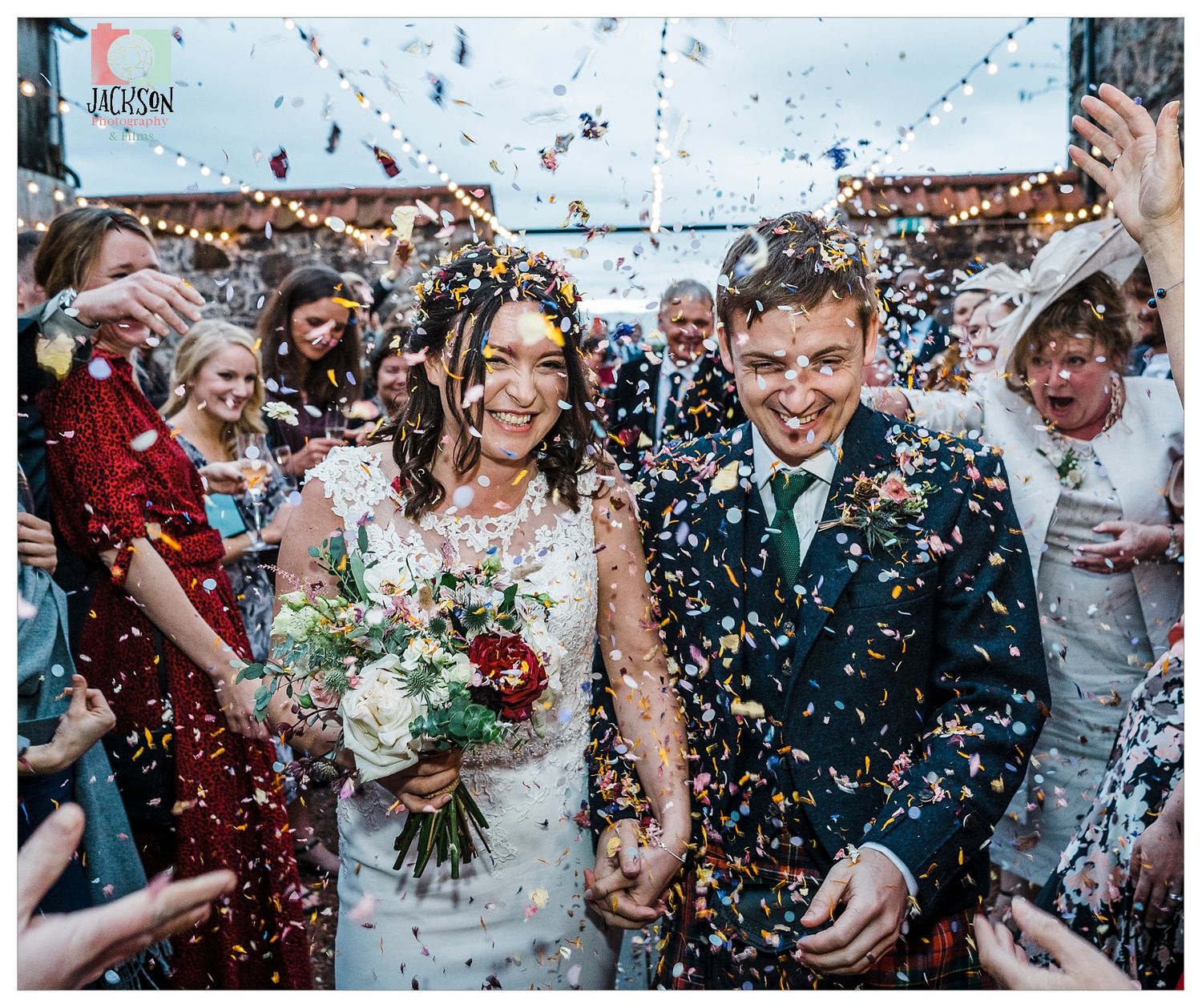 The Rhynd wedding photographer Fife barn DIY