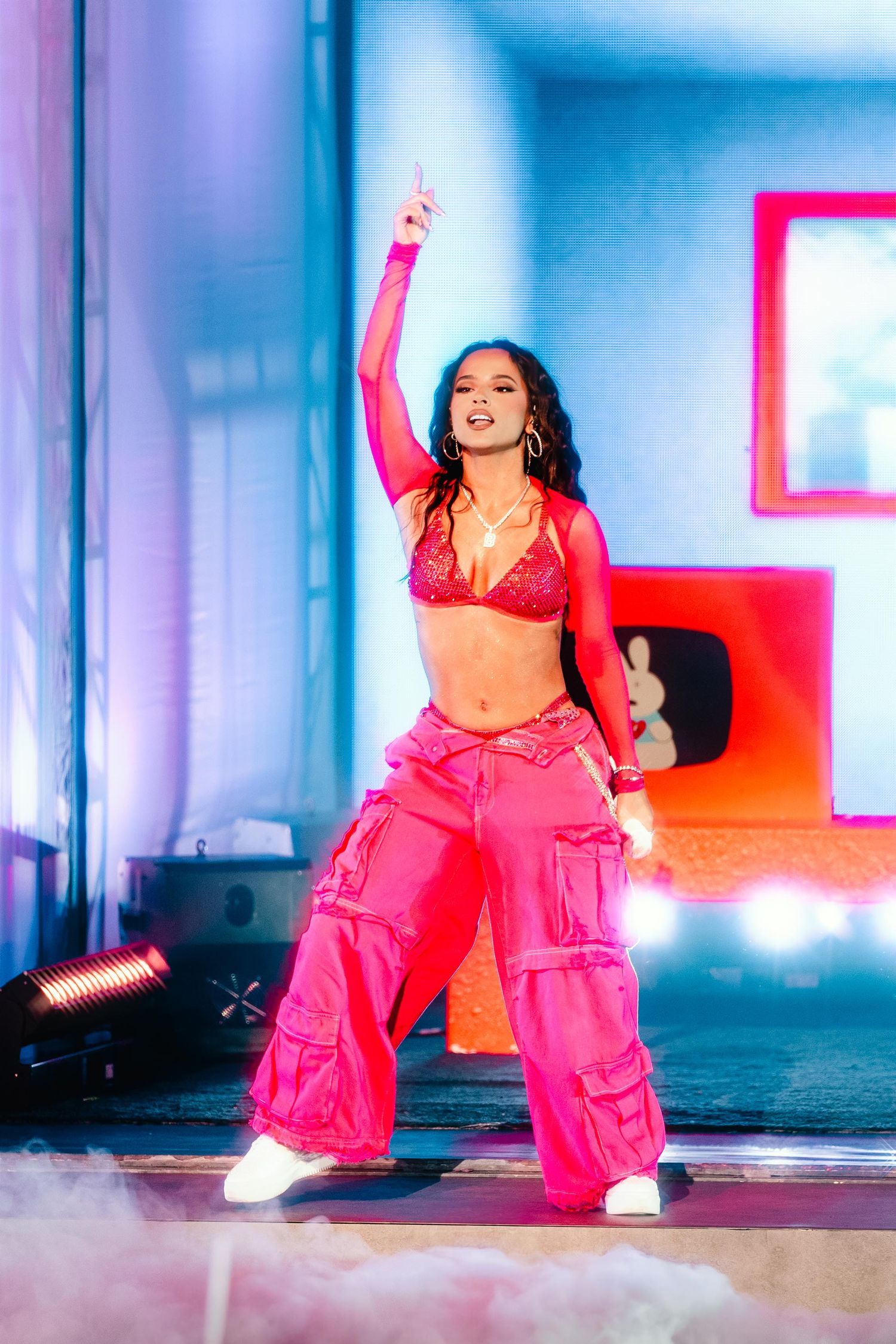 Becky G performing at the majestic theatre