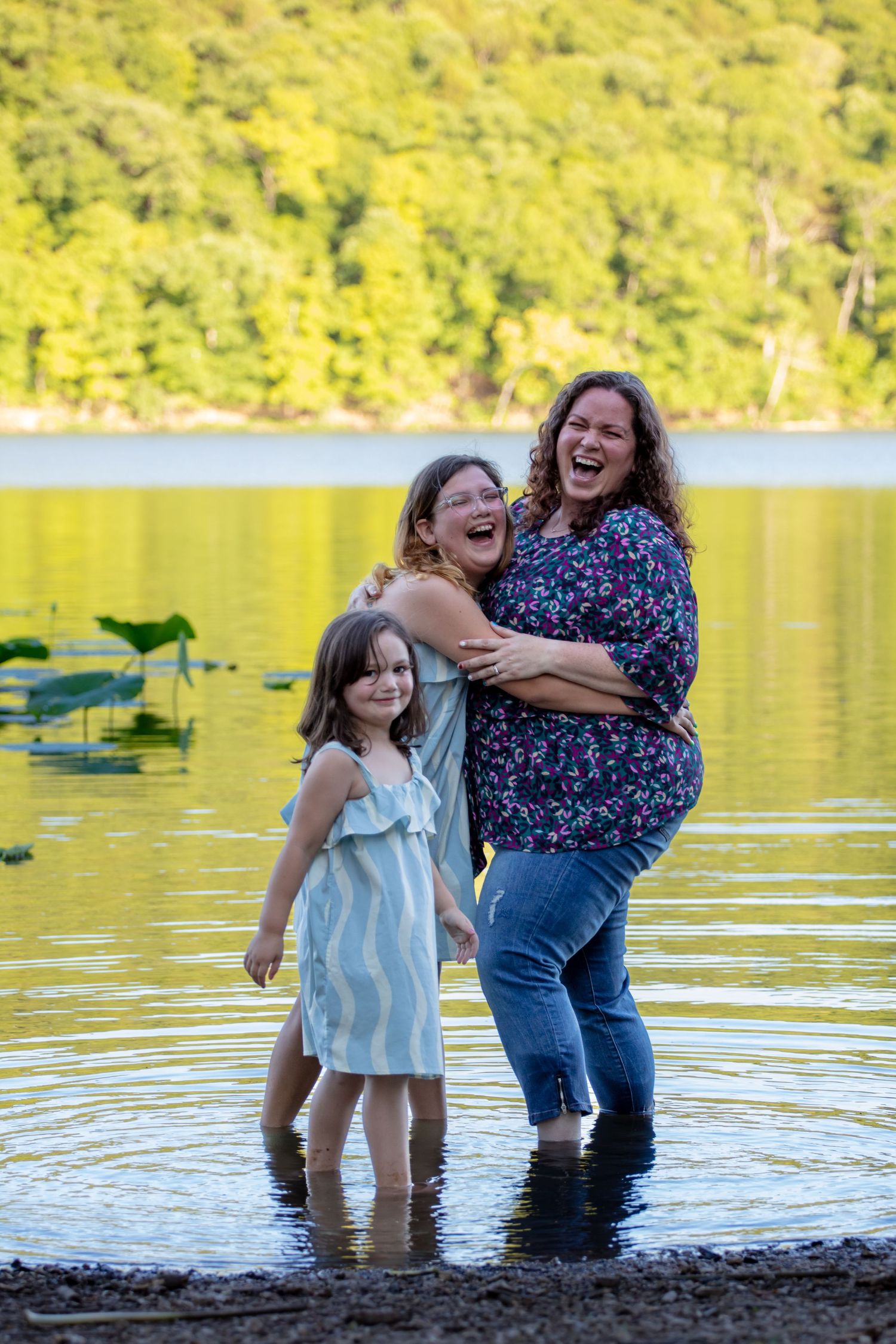 Vacation portrait at Ozark National Scenic Riverways — scenic backdrop — Laura Simpson