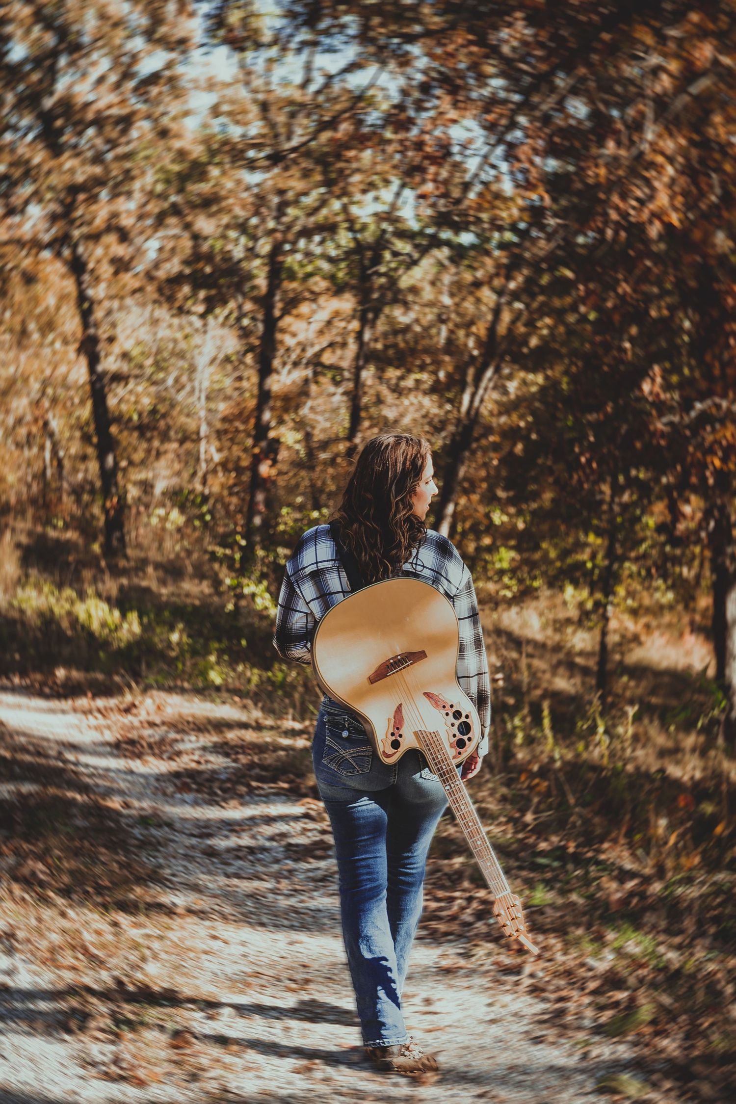 Identity-driven branding portrait, human-in-nature — Ozarks — Laura Simpson