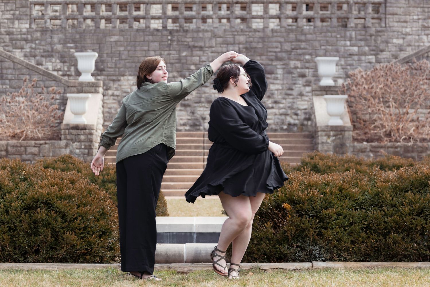 Emotion-led engagement portrait in a natural Ozarks setting — Alton, Missouri area — Laura Simpson