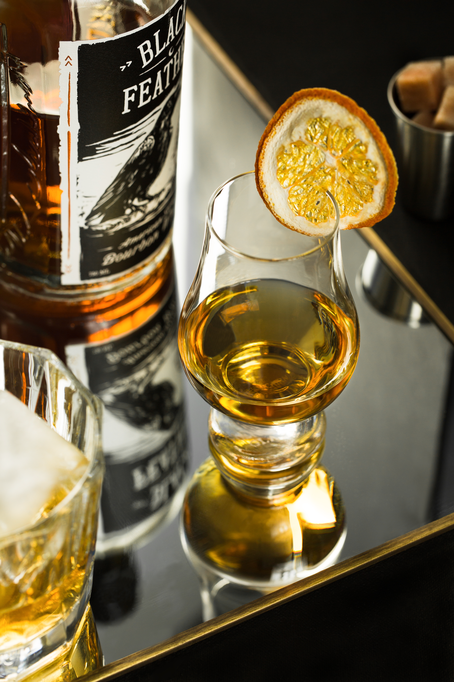 whiskey still life