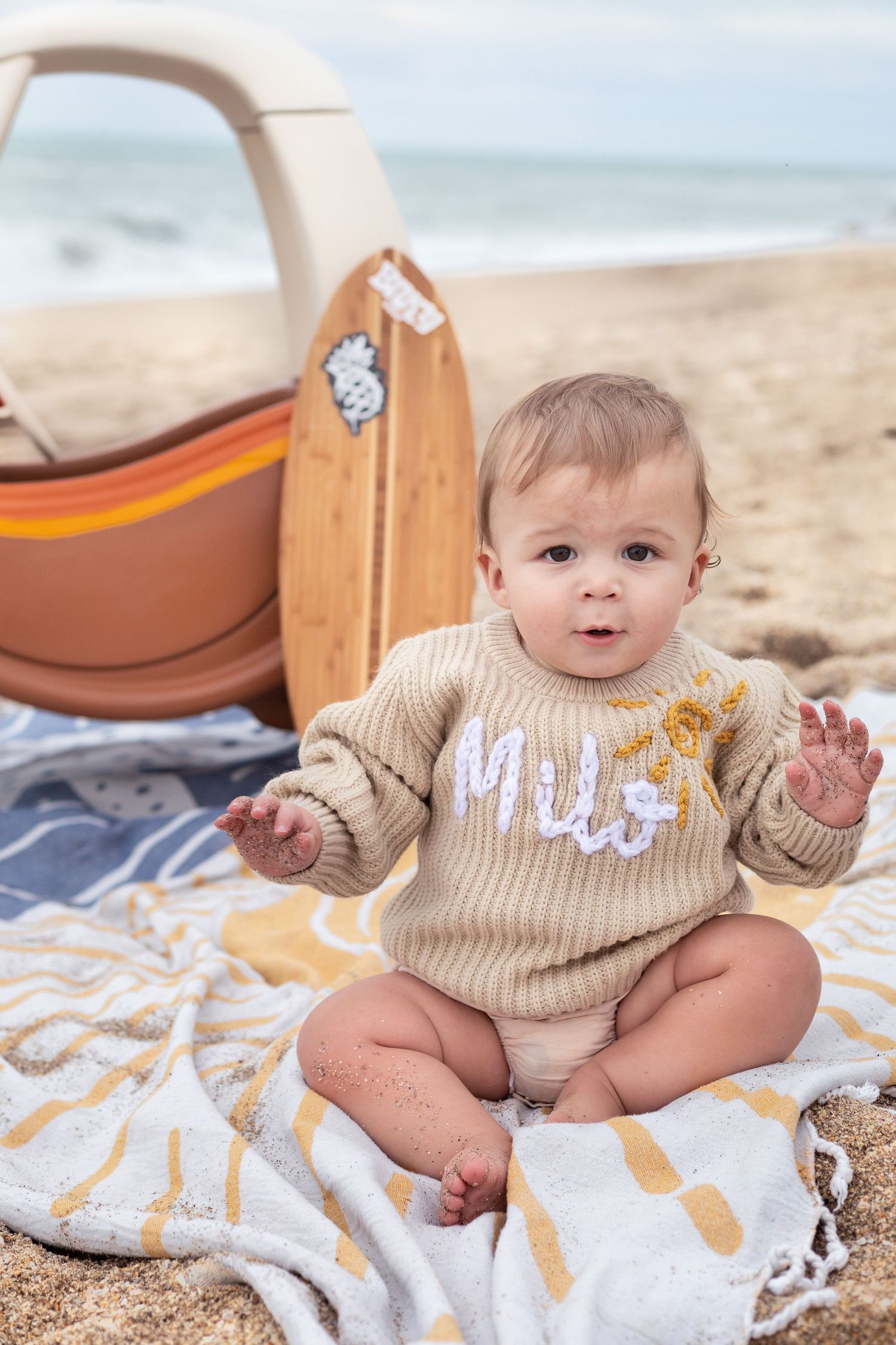 Beach cake smash session