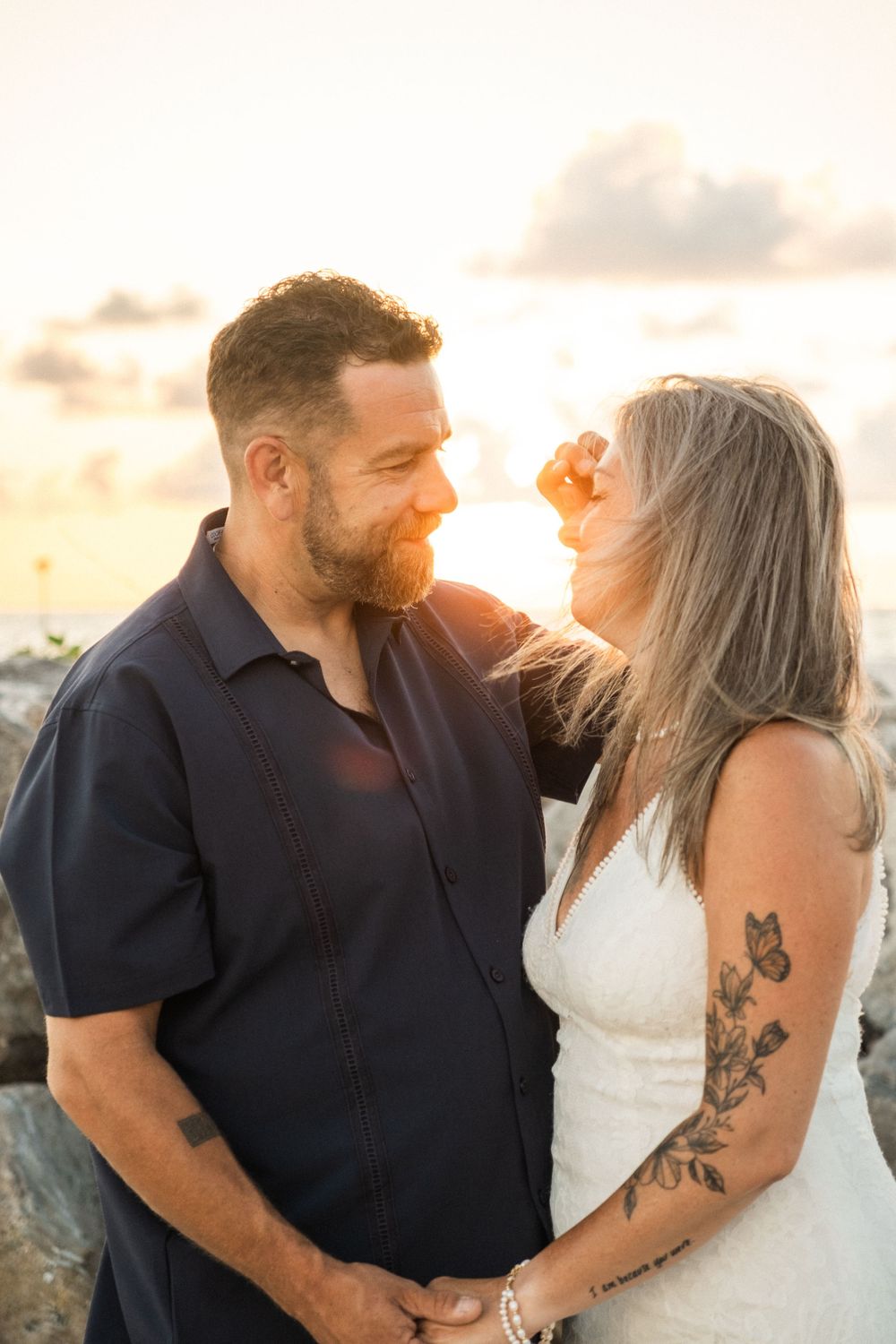 Florida Beach Wedding Golden Hour Treasure Island