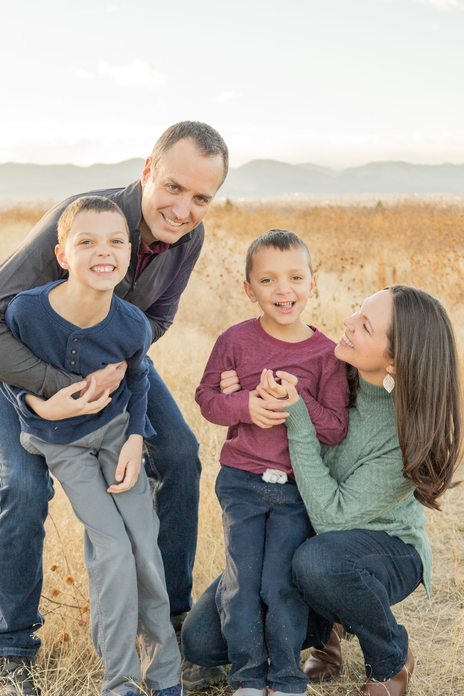 Family photoshoot in Littleton, Colorado