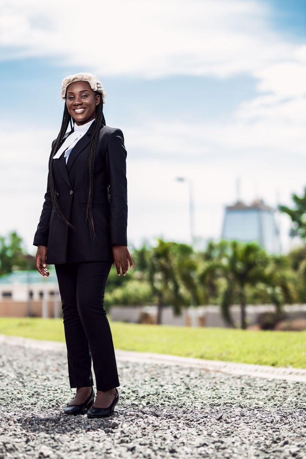 lovely portrait of a lawyer who has been called to the bar