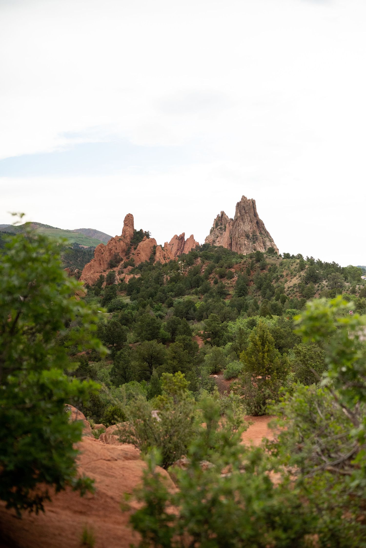 Scouting for a family photoshoot at Garden of the Gods