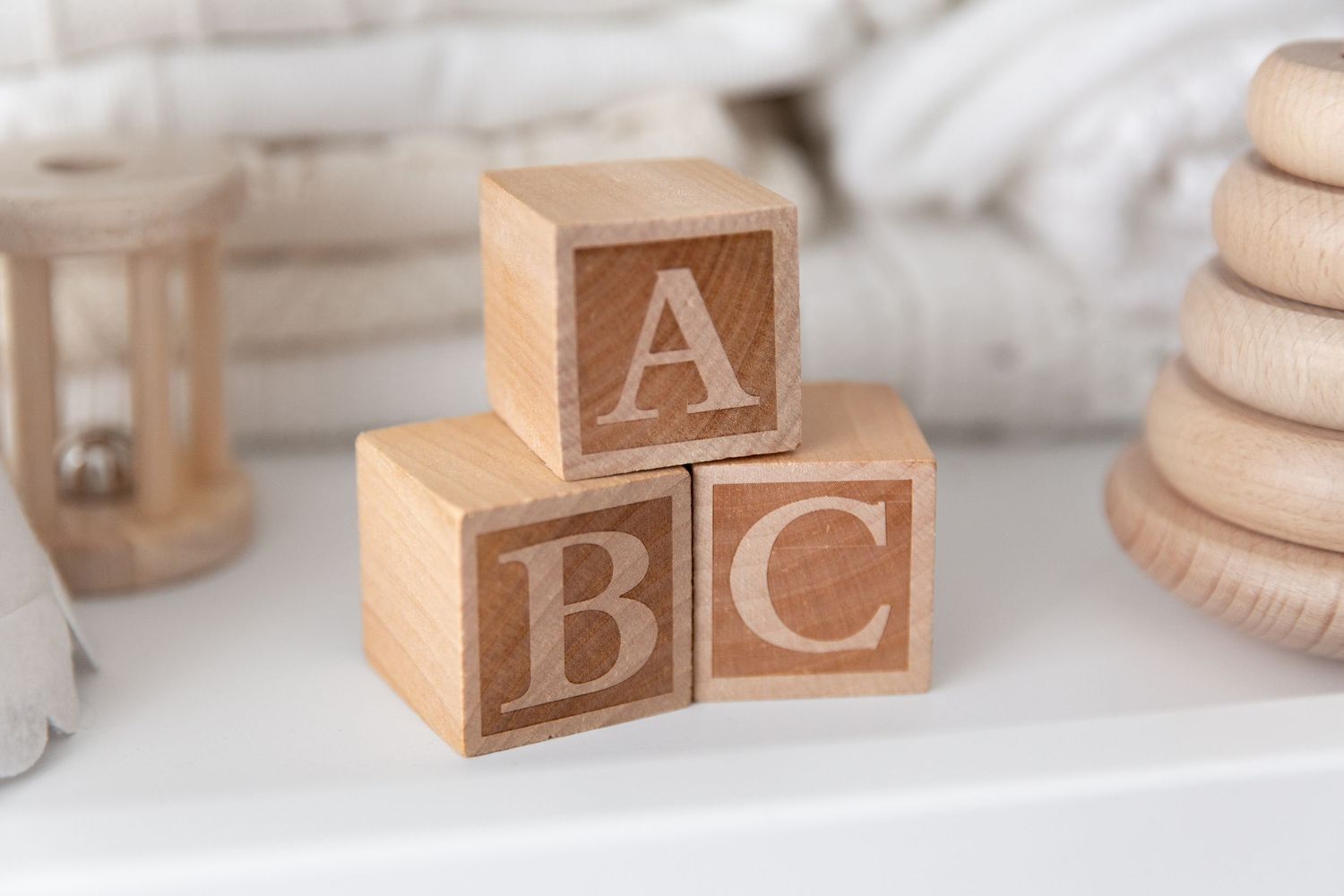ABC Neutral Wooden Blocks