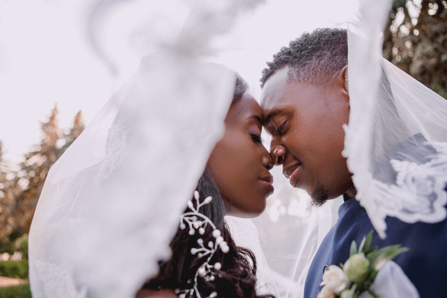 Romantic wedding ceremony moments captured during golden hour.