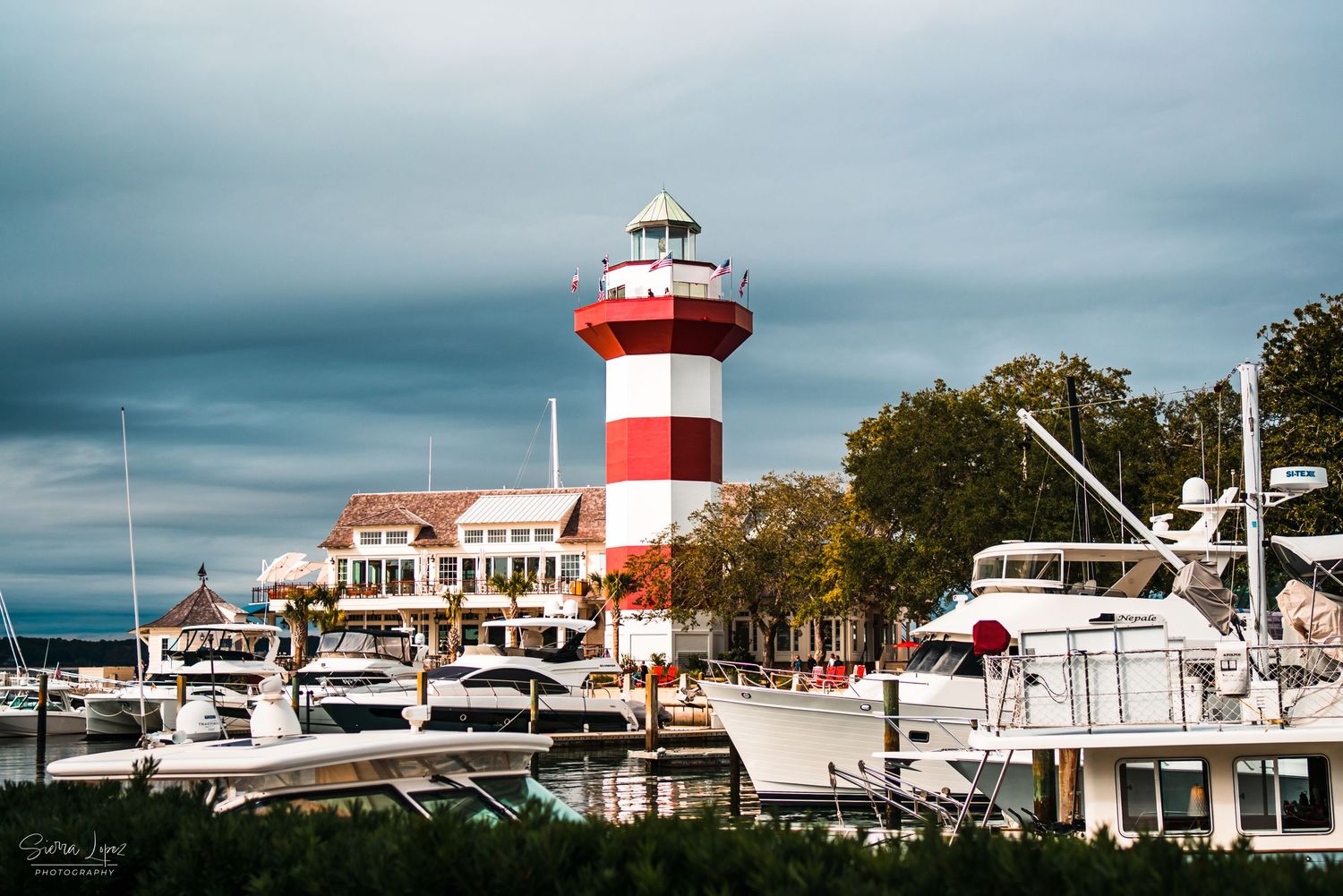 Harbour Town Lighthouse environmental photography capturing space, texture, and composition, photographed by Sierra Lopez Productions.