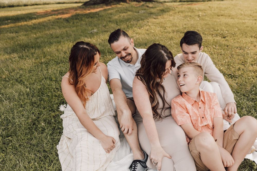 family candid photo