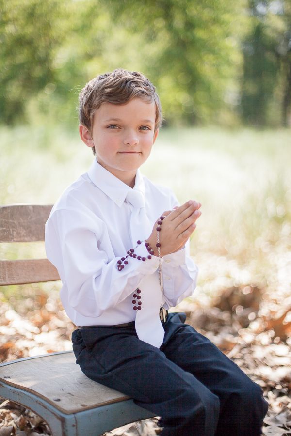 Portrait series showing someone in formal attire seated on a wooden bench outdoors.