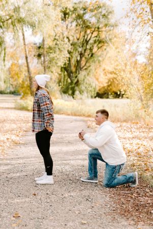Minnesota Proposal Just Engaged Hayley Faith Photo