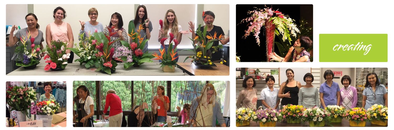 Creating together with flowers is my favorite thing! Here are a variety of my workshops and demonstrations.
