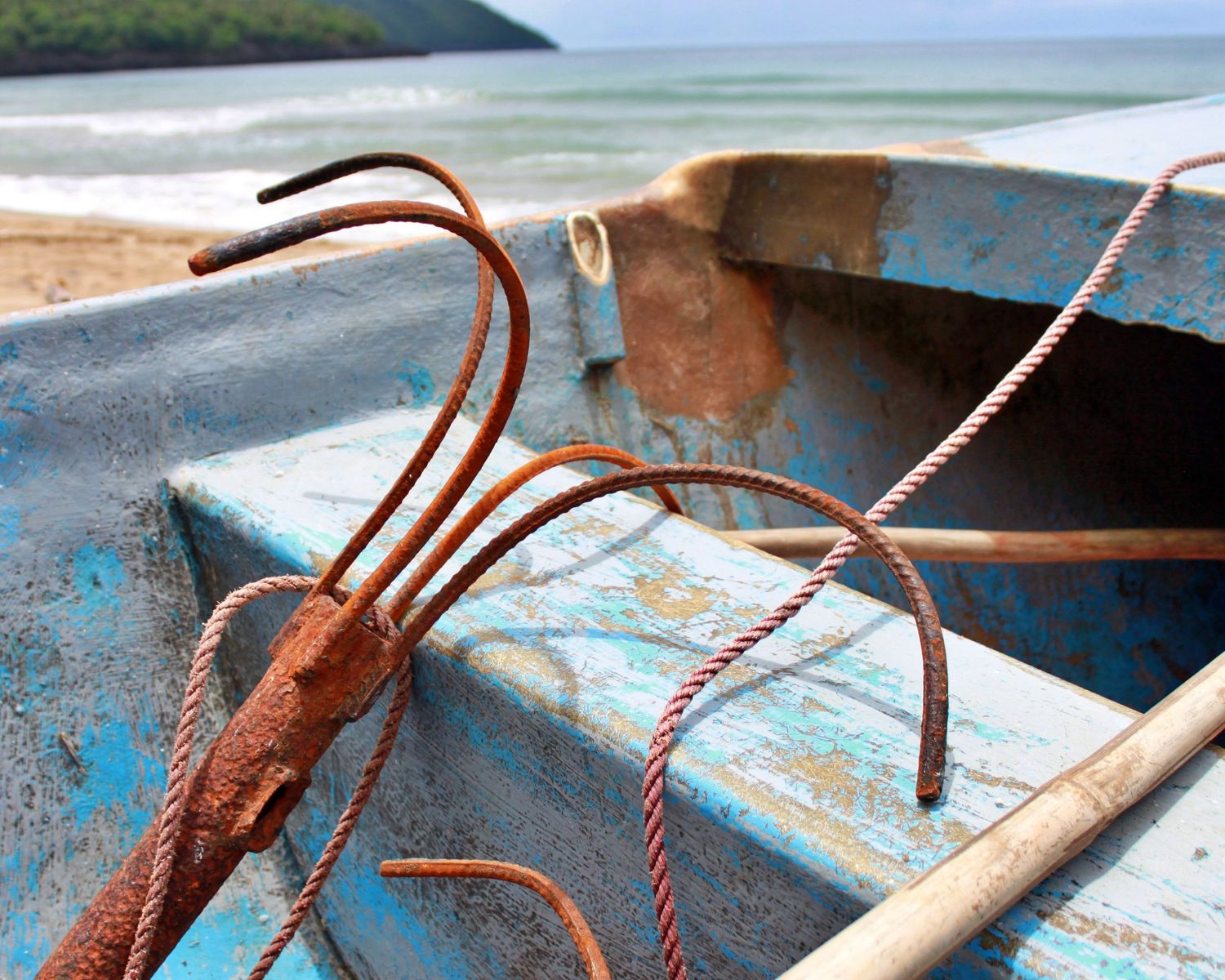 Dominican Republic Anchor Boat Beach