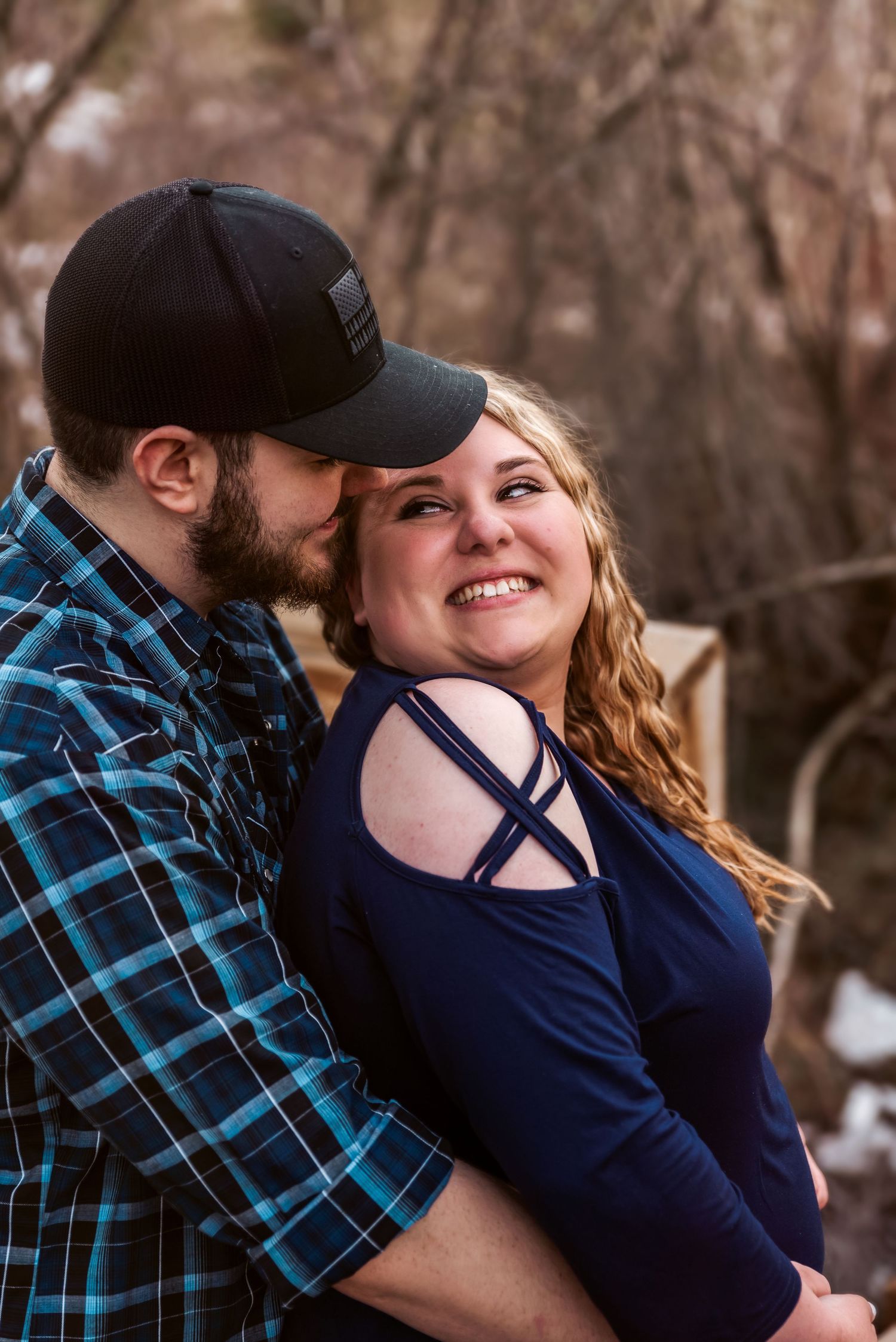 Engagement session at Gibson Jack Trail in Pocatello Idaho.