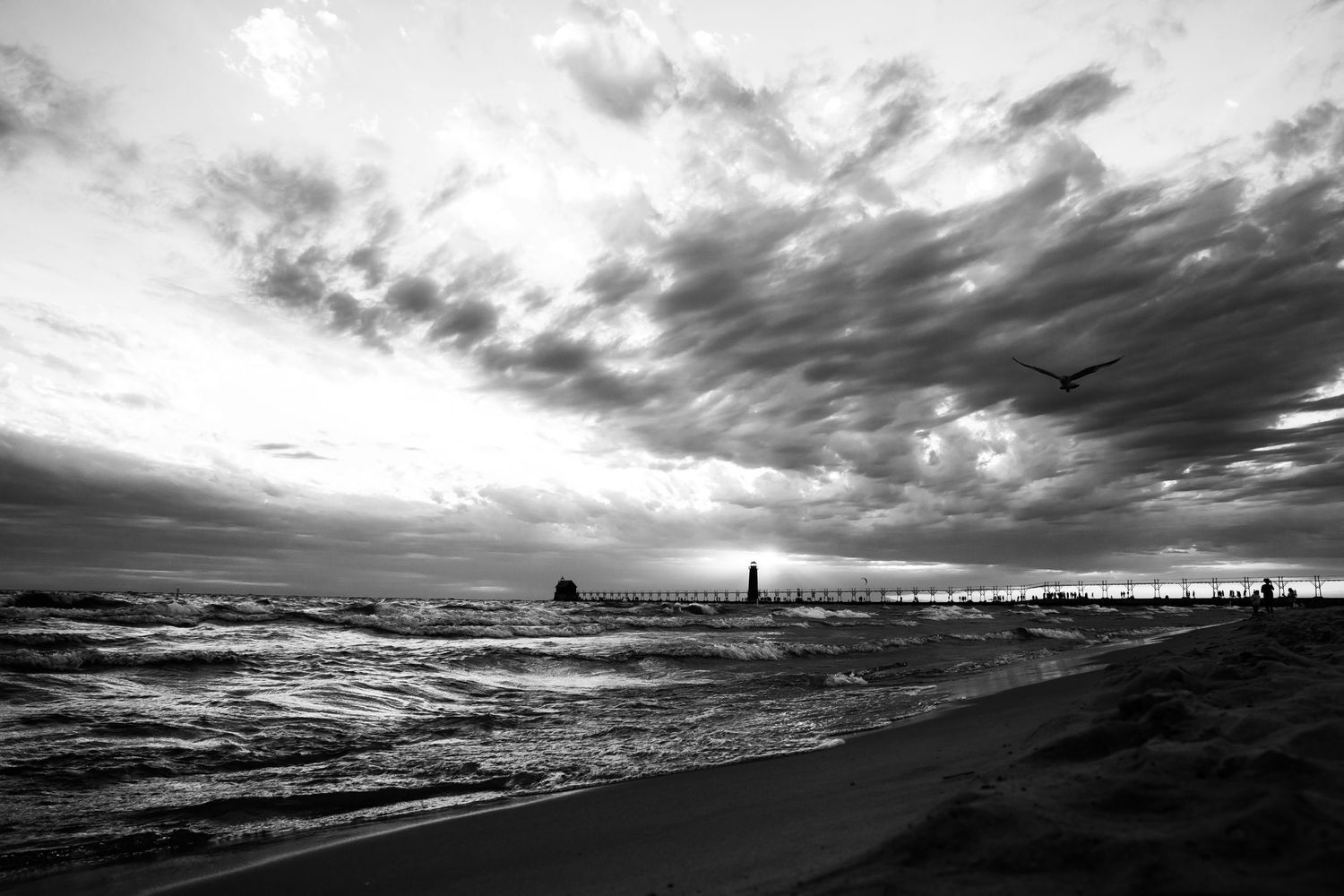 Landscape Photography Grand Haven Michigan Sunset