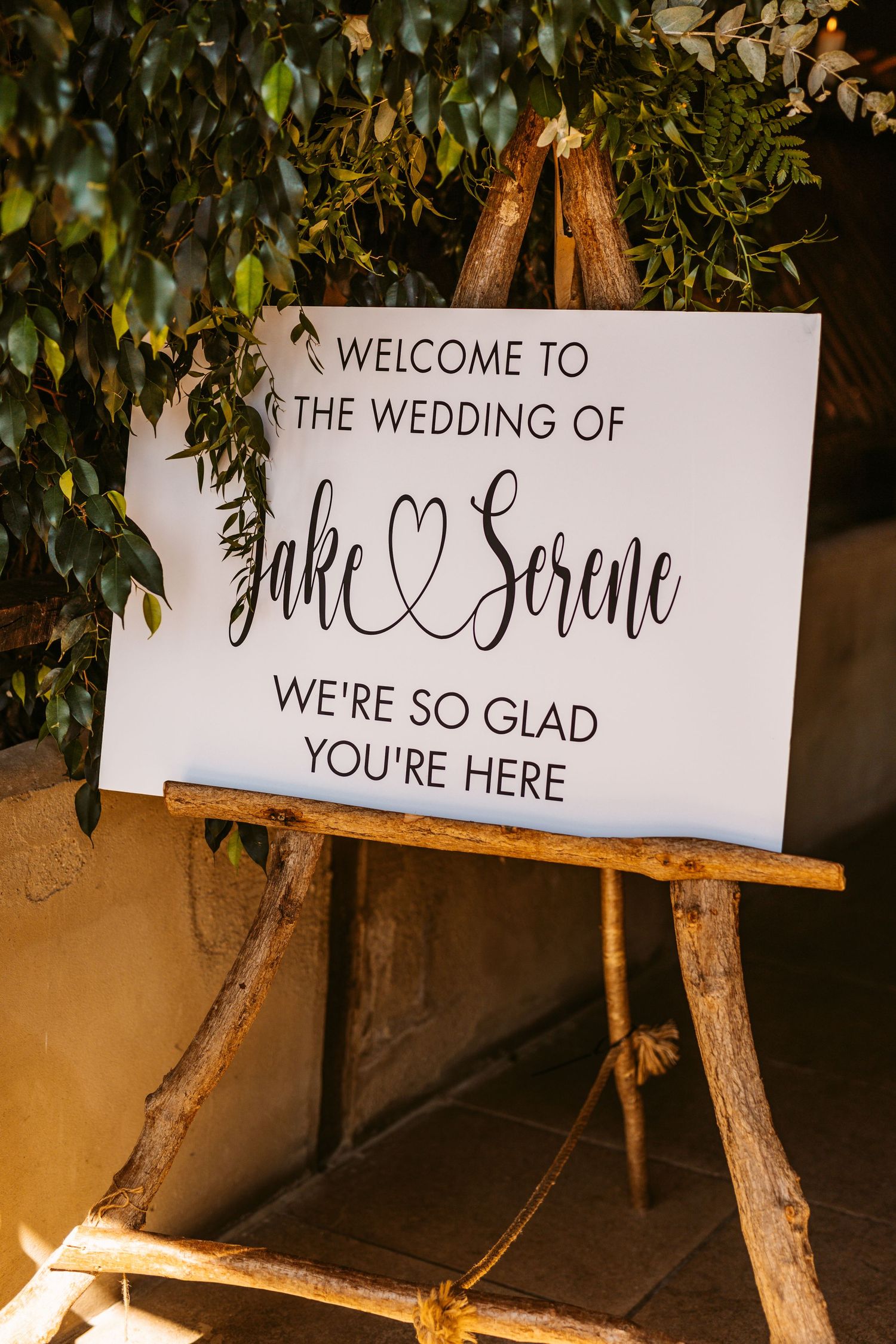 Wedding sign