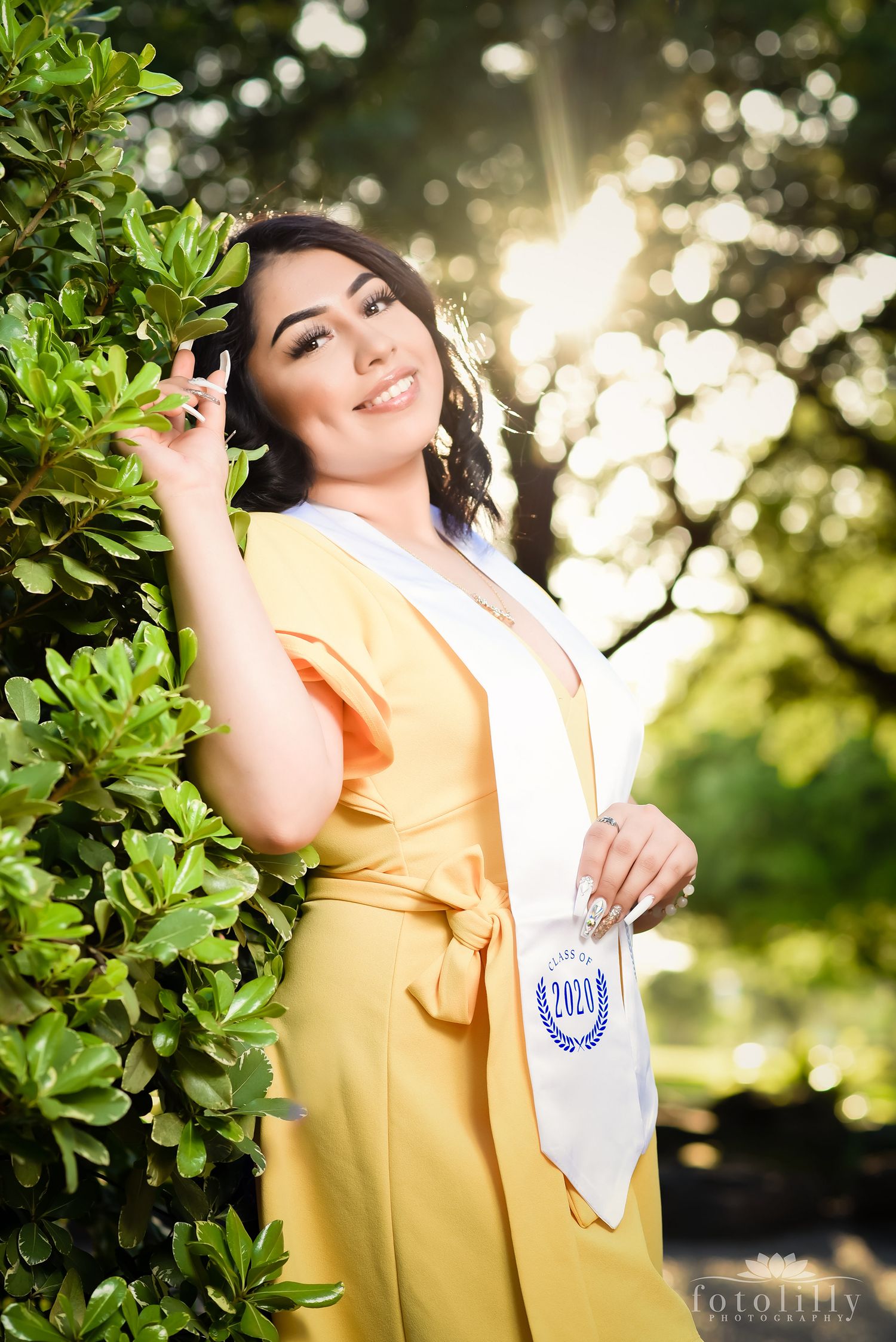 Maria's Senior Photoshoot at the Theological Seminary Garden fotolilly photography senior portrait packages.