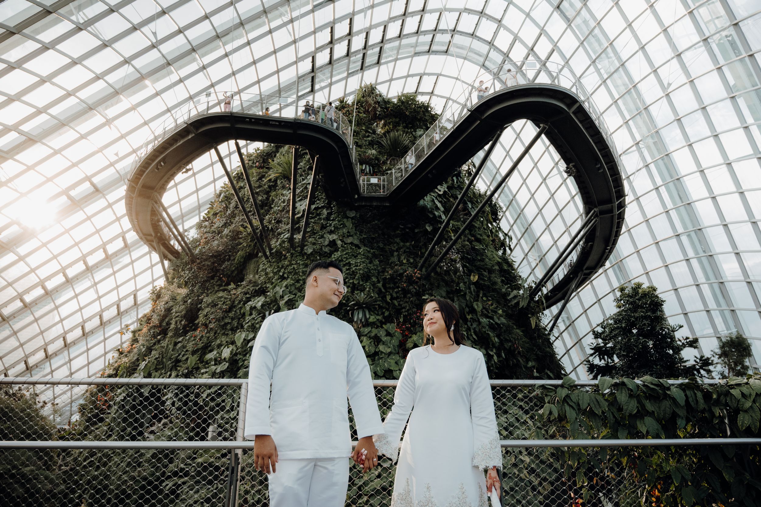Cloud forest couple photoshoot