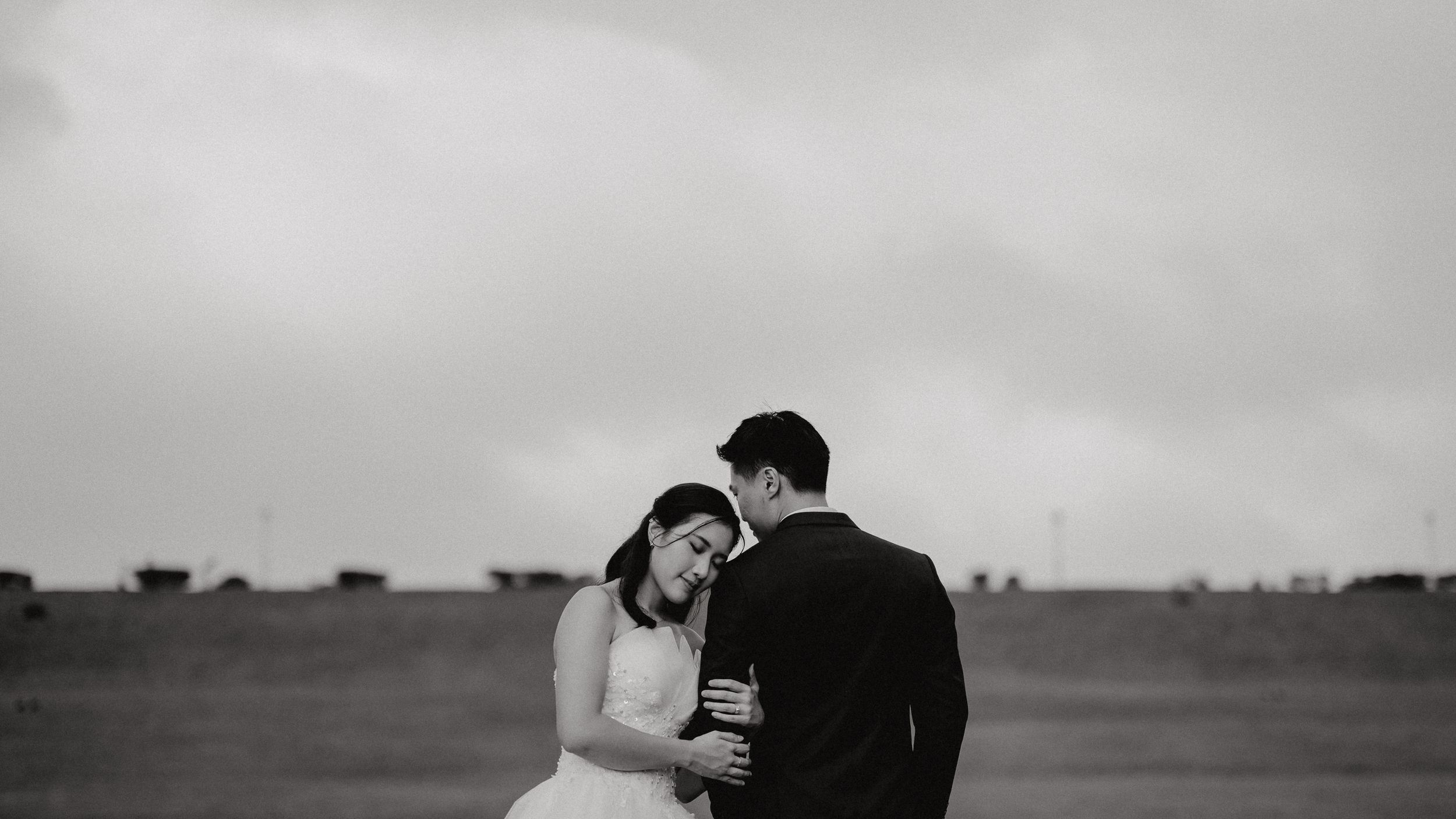 Cinematic photo of couple posing