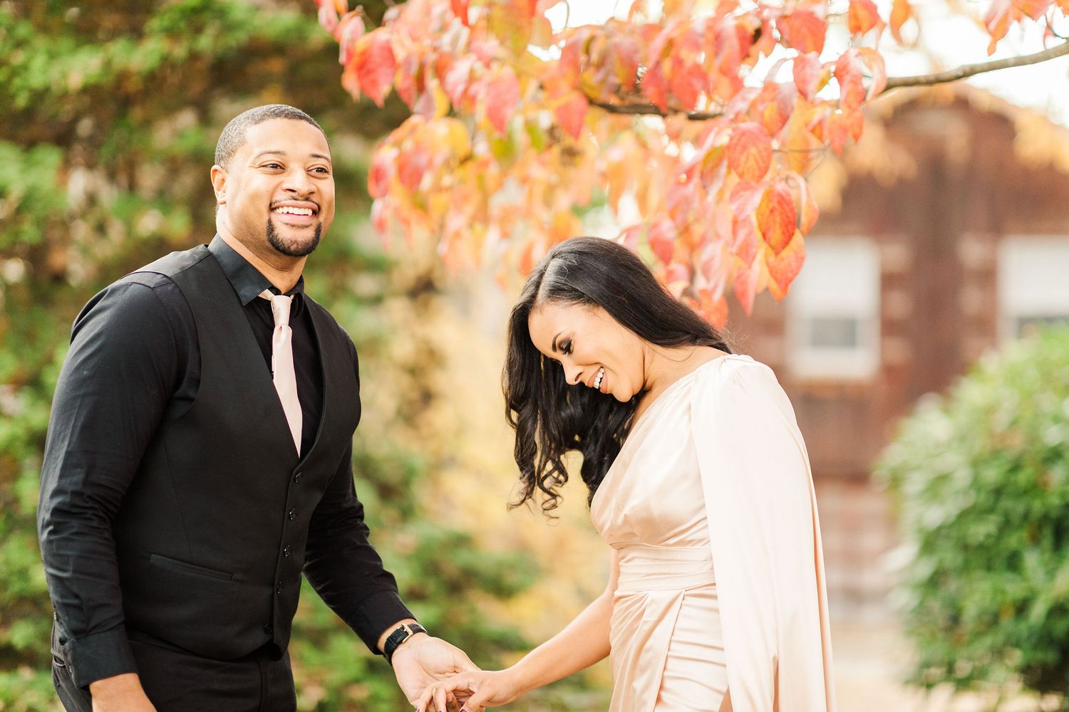 Botanical Gardens engagement photos