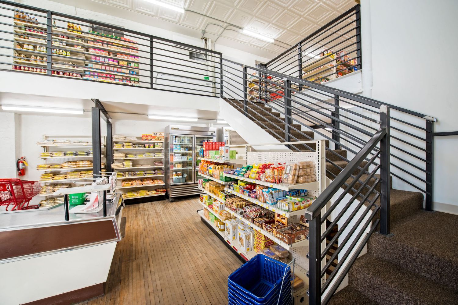 Architectural interior small grocery store Flavor Indian in Brookings, SD