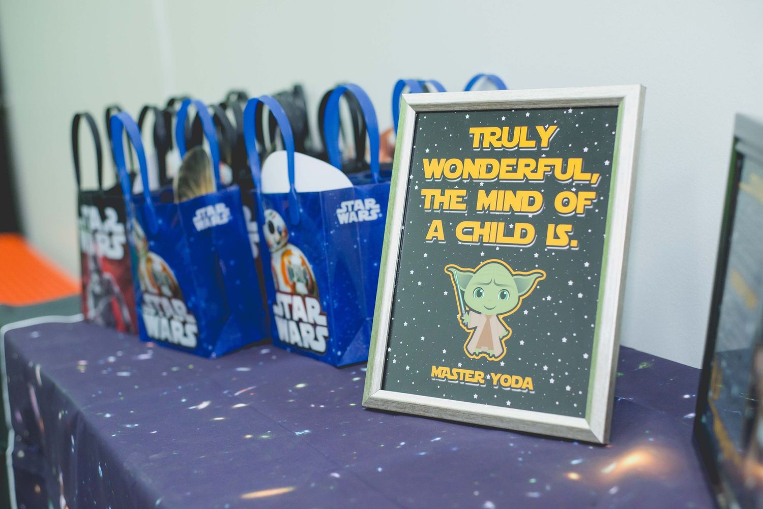 star wars birthday theme saying with yoda