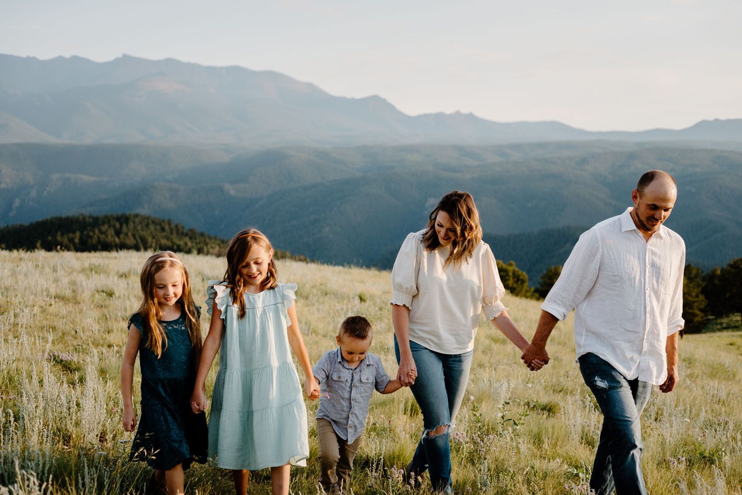 Family photography in the mountains in Colorado