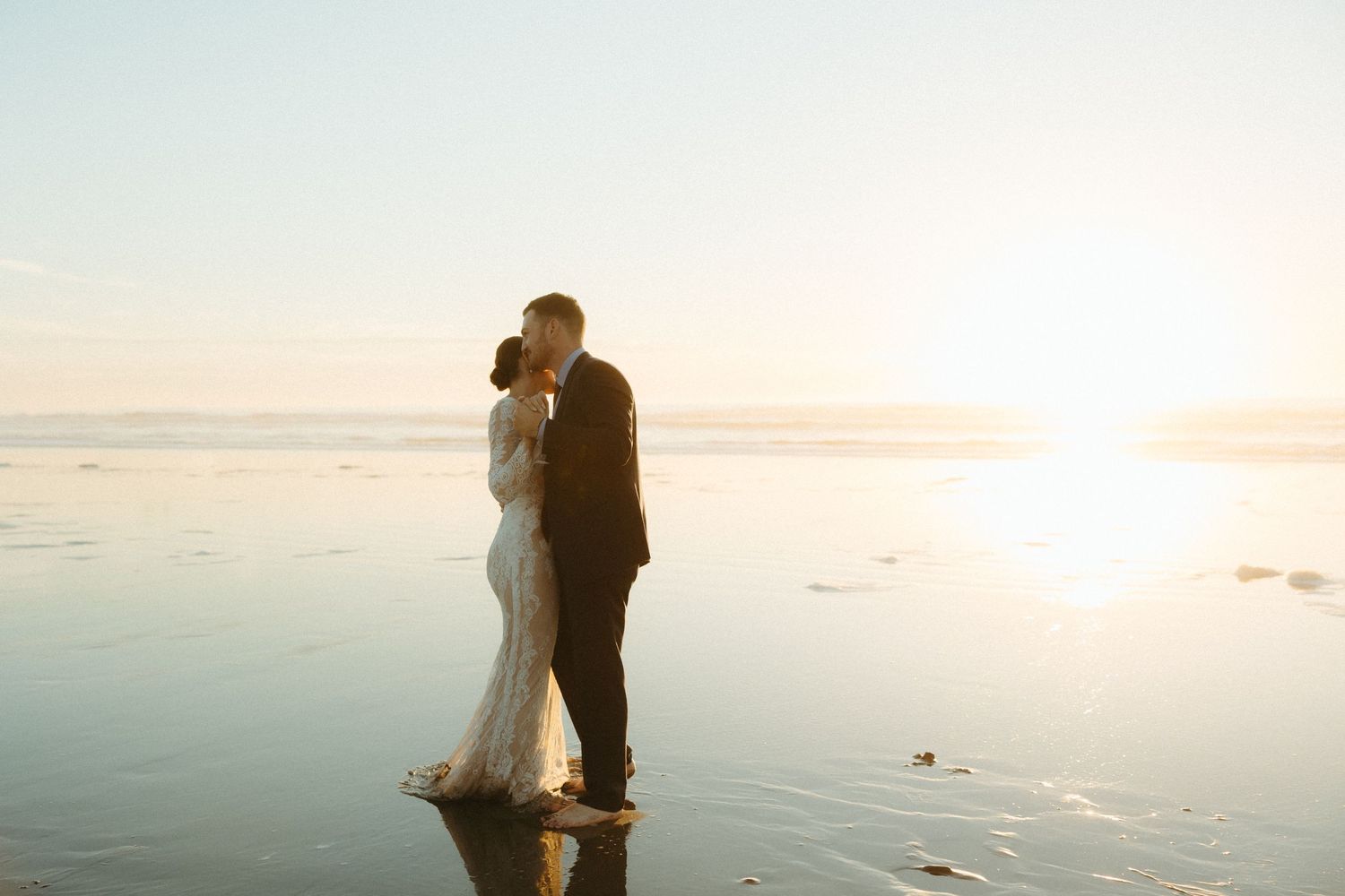 Bride and groom portraits from a San Francisco elopement