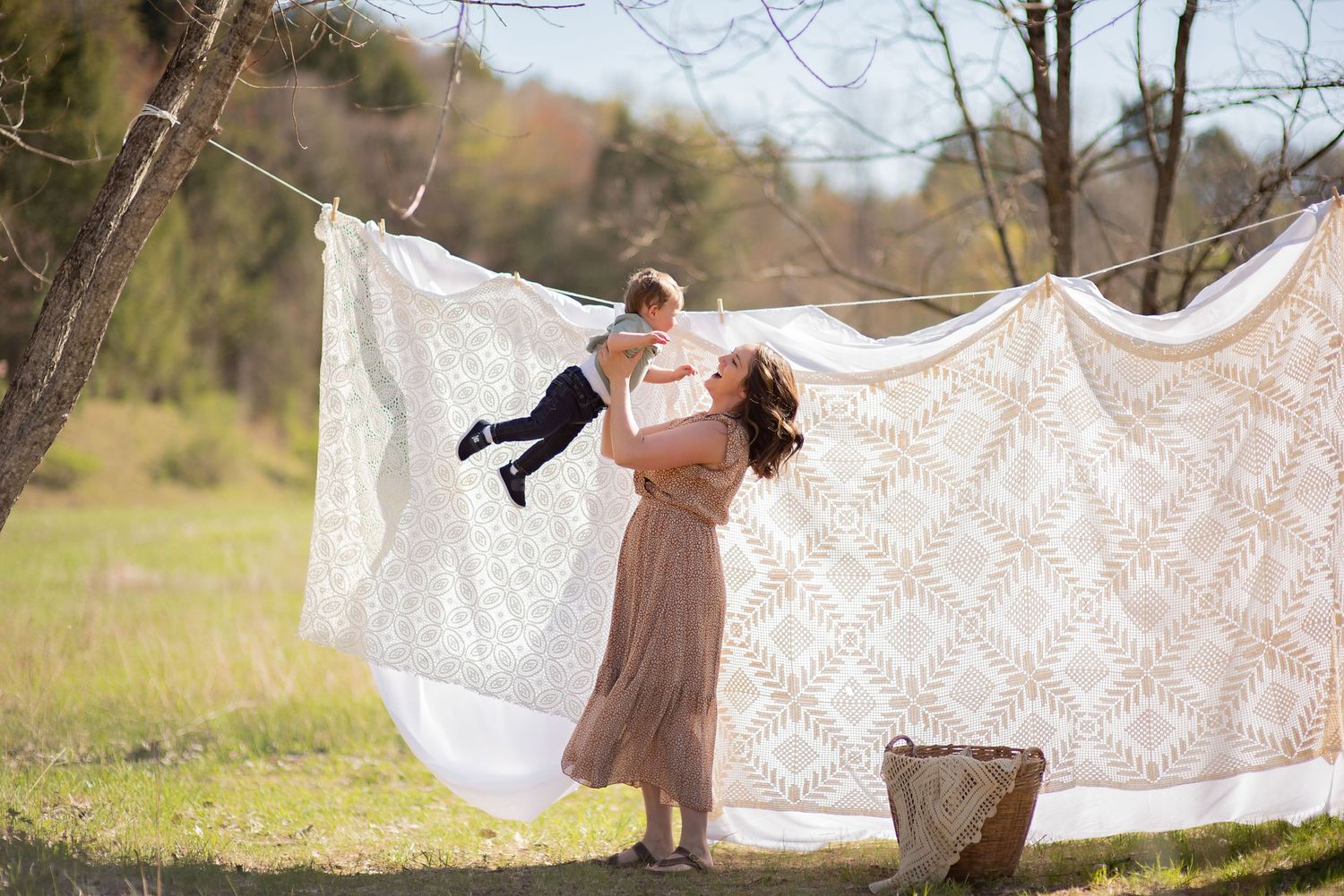 mommy and me mini session, vermont family photos