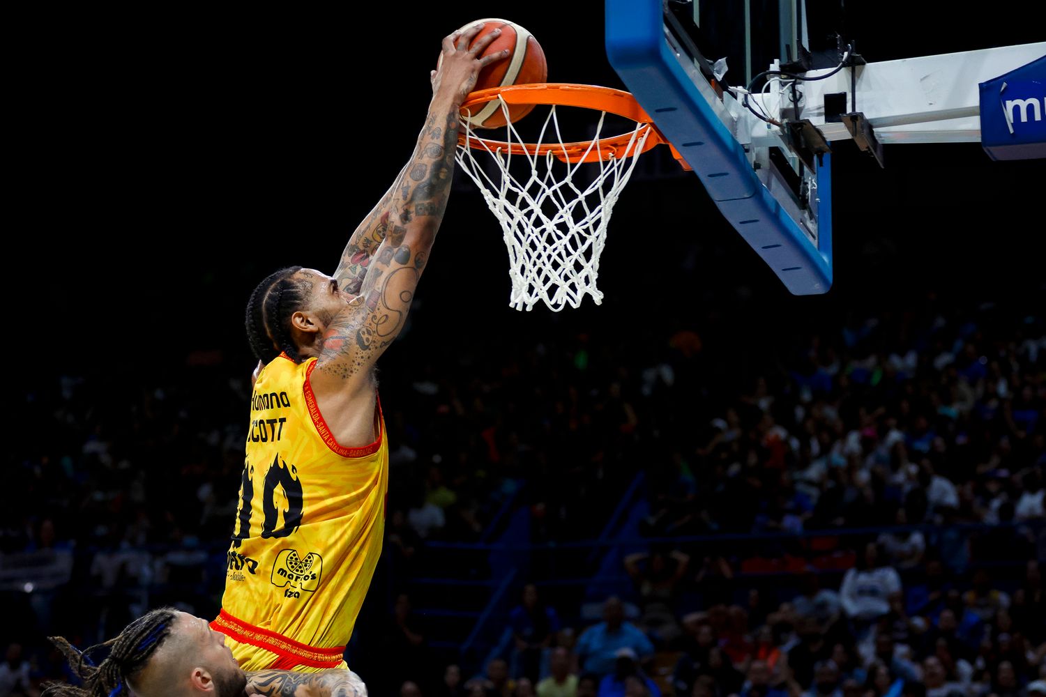 Mike Scott, player of the team Gigantes of Carolina in the Baloncesto Superior Nacional of Puerto Rico (BSN).