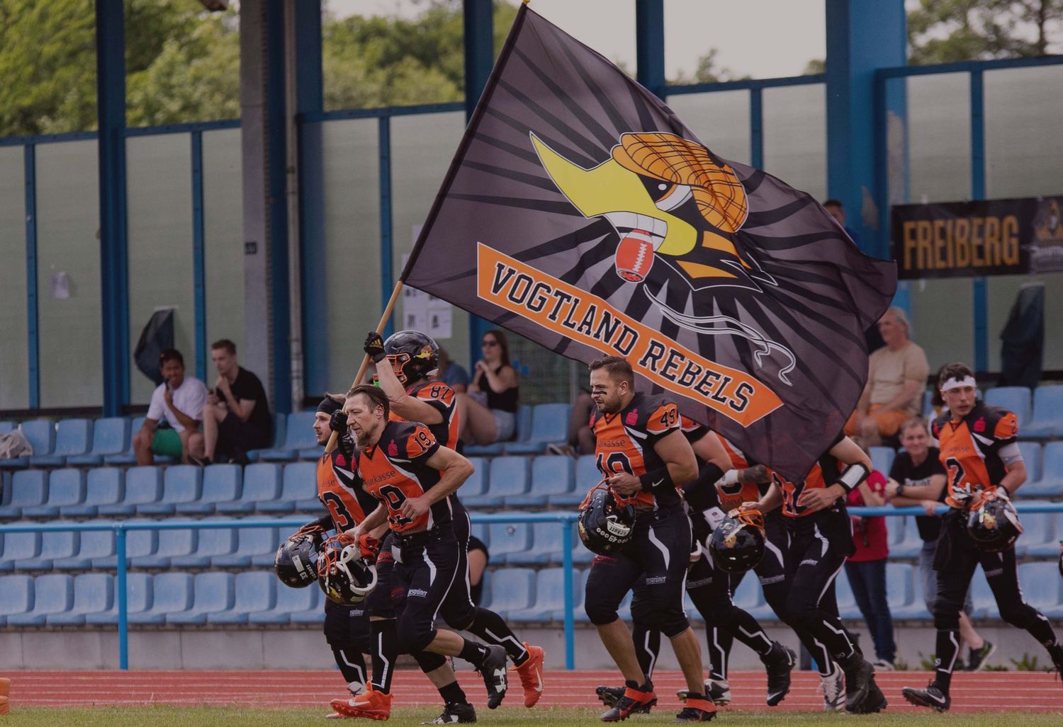Eventbegleitung Spieler der Vogtland Rebels