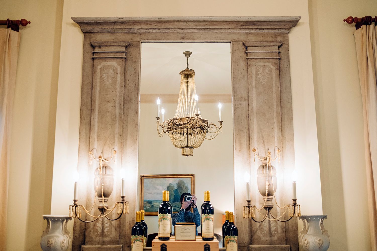 Inside the historic home.