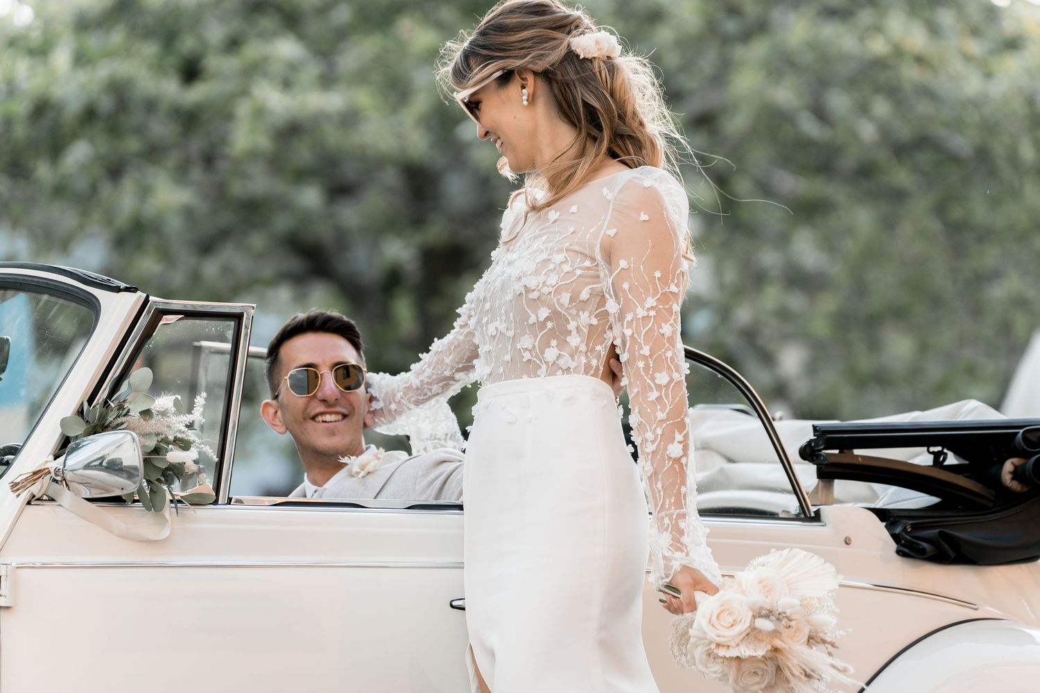 Voiture pour mariage chic