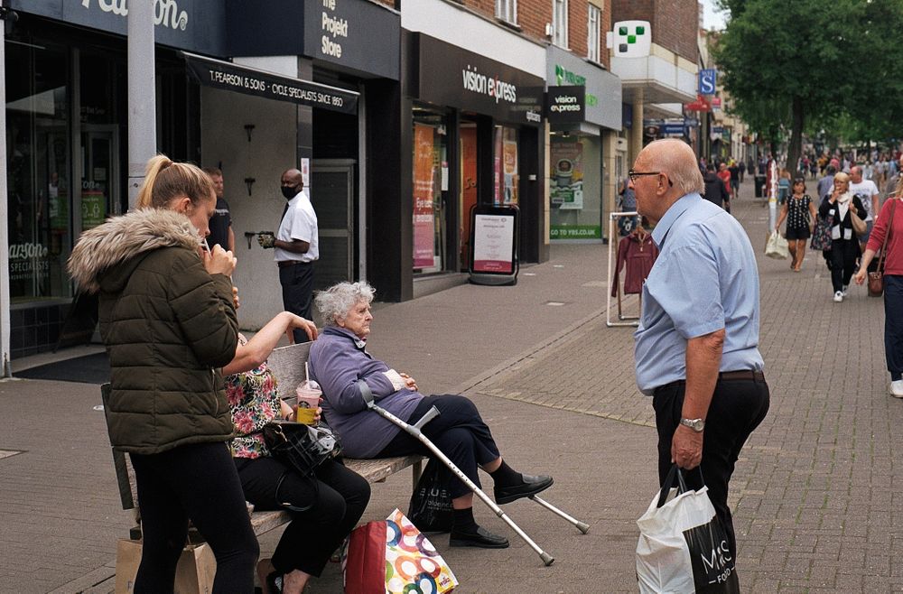 conversation on sutton high street
