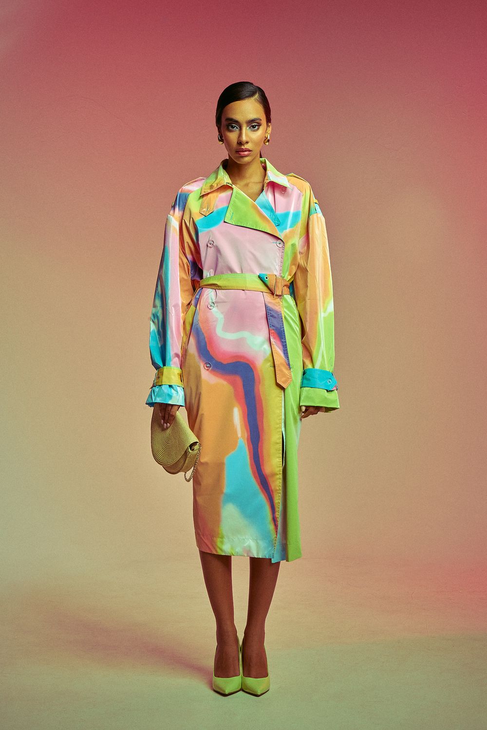 Stine Goya Rainbow Coat Commercial Photoshoot by Dominik Zky Photography