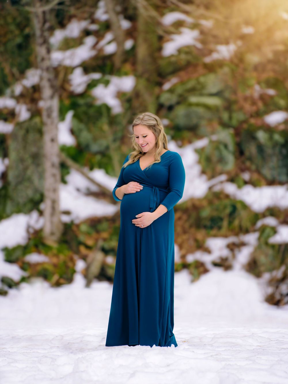 Maternity Photo Life By Lauren Photography Clough State Park, Weare, NH